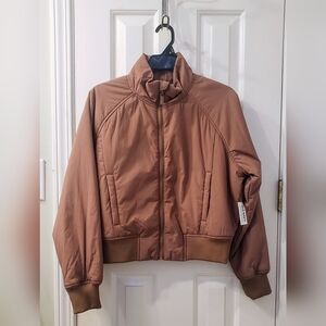 Dusty Rose Bomber Jacket